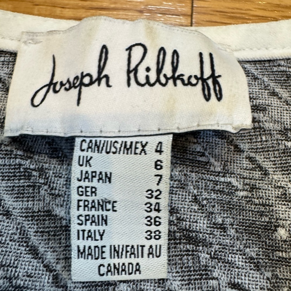 Joseph Ribkoff Structured Geometric Zip Jacket - Picture 6 of 12